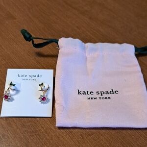Kate Spade Gold and Pink Earrings